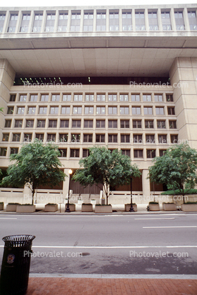 New Brutalist Archtecture, FBI Building, Headquarters, J. Edgar Hoover Building, low-rise office building