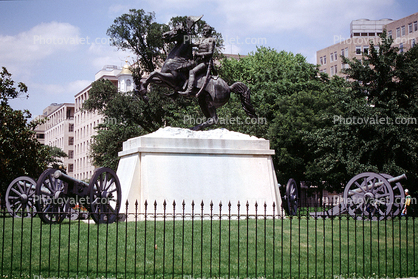 Andrew Jackson Monument, memorial, pedestal, Statue, Lafayette Park, Revolutionary War