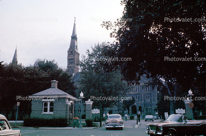 Gerorgetown University, Cars, automobile, vehicles, 1950s