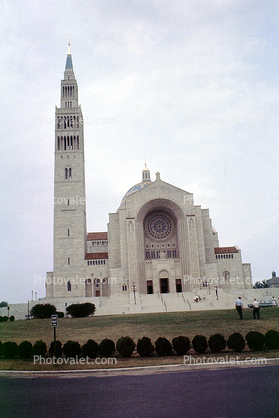 Basilica of the National Shrine Catholic Church, building, tower