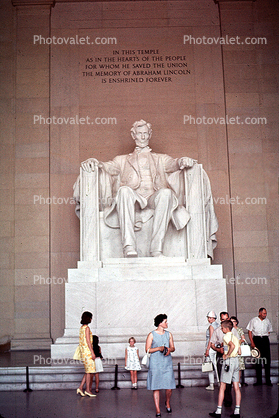Lincoln Memorial, July 1965, 1960s