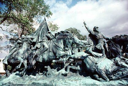 Civil War Statue, horses, Infantry, Ulysses S. Grant Memorial
