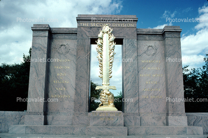 Second Division Memorial, monument, flaming sword, landmark, President's Park