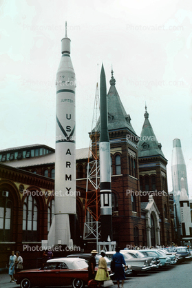 Smithsonian Missile and Rocket Display, West Entrance, 1963