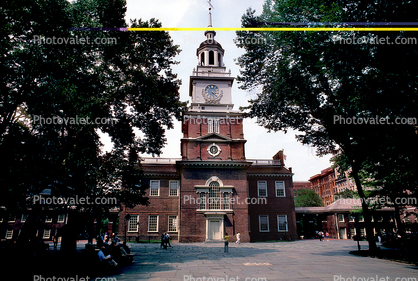 Independence Hall, Clock Tower, Historic Building, Philadelphia, American Revolution, Revolutionary War, War of Independence, History, Historical