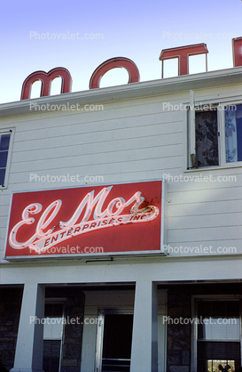 El Mor Enterprise Inc., sign, signage, Morgantown, 1953, 1950s