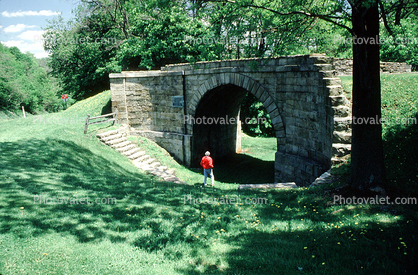 Small Bridge at Horseshoe Curve, Altoona, Allegheny Mountains