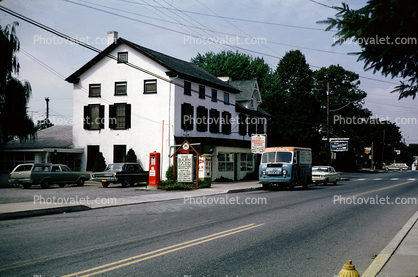  Building, Cars, Panel Van, Morgantown, 1965, 1960s
