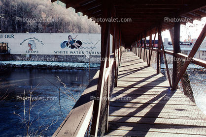 footbridge, White Water Tubing