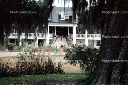 Magnolia Plantation, Charleston, Thomas Drayton, steps, balcony