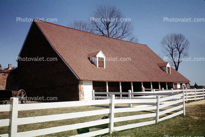 Fence, Horse Barn, Building