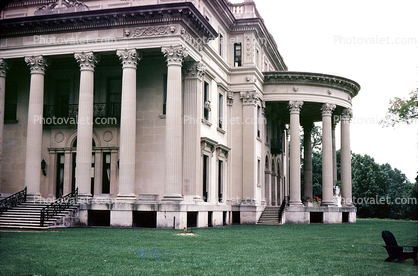 Mansion, huge building, columns