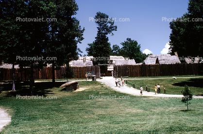 Fort, fortress, wall, Jamestown, June 1967