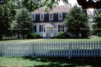 Home, house, picket fence, Yorktown