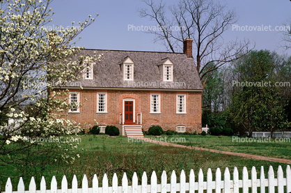 Spring Time, Home, House, Building, Colonial