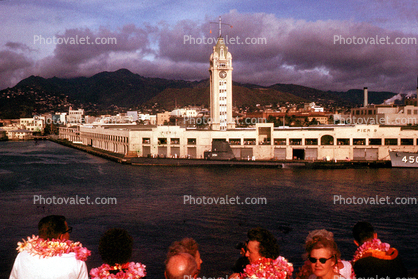 Honolulu Harbor, Dock, Aloha Tower, harbor, docks, landmark building, lighthouse, Honolulu, Oahu