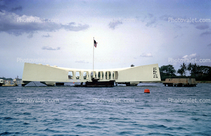 Arizona Memorial, Pearl Harbor, Honolulu, Oahu, Battleship