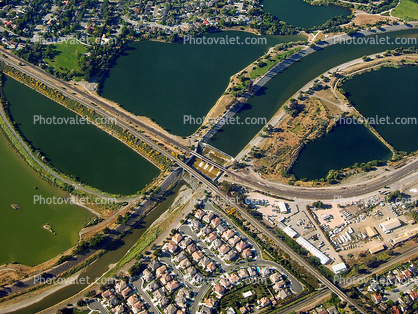 BART tracks, Alameda Creek, Quarry Lakes Regional Recreation Area, Niles Community Park, Shinn, Eberly, Quarry Lakes Regional Rec Area, Union City, Fremont