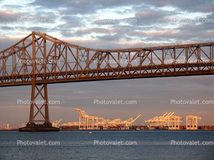 Cranes, Port of Oakland, Docks