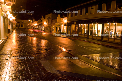 Downtown, Main Street, Tiburon, Marin County, California