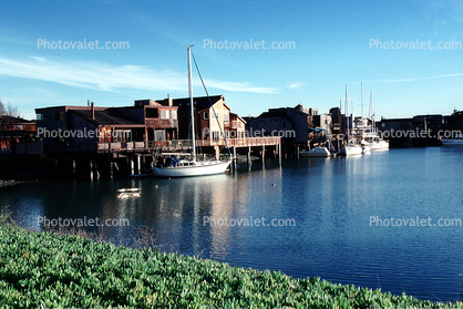 Dock, Harbor, Buildings, City of Richmond