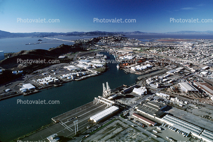 Dock, Harbor, Buildings, City of Richmond