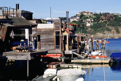 Sausalito Houseboats, Docks, Belvedere