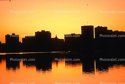 Lake Merritt, Downtown Oakland, Sunset, Sunclipse