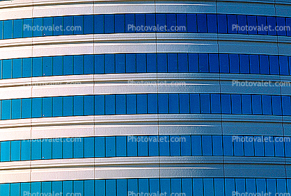 Glass, Windows, curved office building