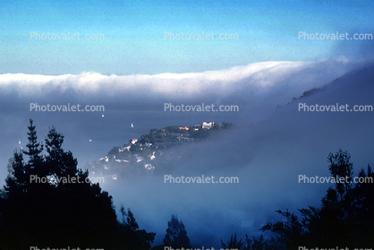 Sausalito enveloped in the fog