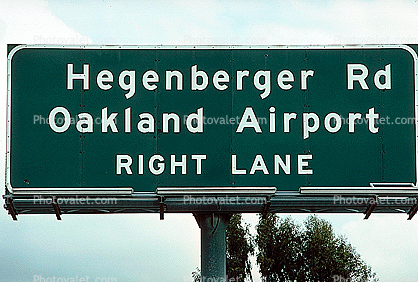 Hegenberger Road, Oakland Airport, Downtown Oakland