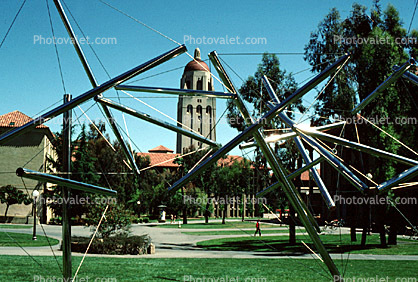 Tensegrity structure, Hoover Tower, Stanford University, Palo Alto