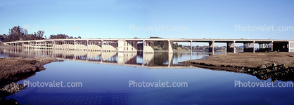 Richardson Bay Bridge, Mill Valley, Highway 101, Panorama