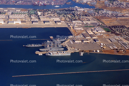 Alameda NAS, Docks, Pier, Aircraft Carrier Hornet, 29 October 2003