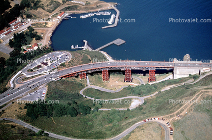 Fort Baker, Dock, Harbor, Marina, US Highway 101, USCG Coast Guard Station, Marin County