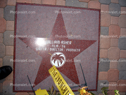 Wlliam Asher, Walk of Fame, Palm Springs, Sidewalk Star
