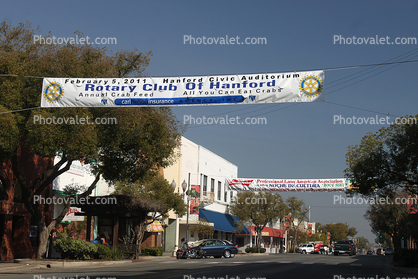 Rotary Club Banner, Hanford, Kings County
