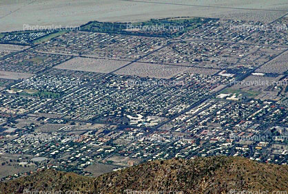 streets, grid, housing, Palm Springs