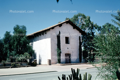 Mission San Miguel, building, August 1983, 1980s