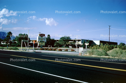 Gene Autry's Melody Ranch, Palm Canyon Road, Hotel, building, Placerita Canyon, Newhall, 1964, 1960s