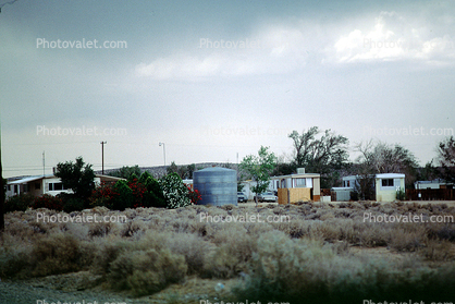 Trailer Homes, Water Tank, Barstow, Mojave Desert