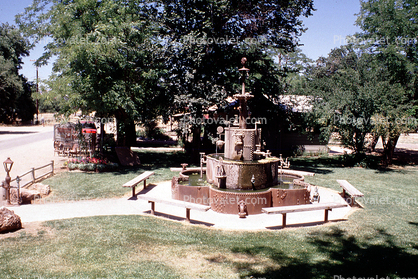 Parkfield Water Company, Water Fountain, aquatics, Park, Benches, Monument