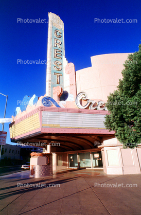 Crest Theater, marquee