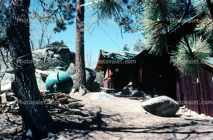 Cabin, Vacation Home, House, Building, March 1976