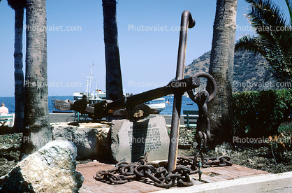 Anchor, Avalon, Harbor, Santa Catalina Island, 1963, 1960s
