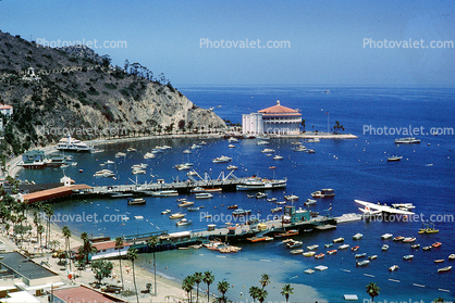 Avalon, Harbor, Pier, Santa Catalina Island, 1963, 1960s