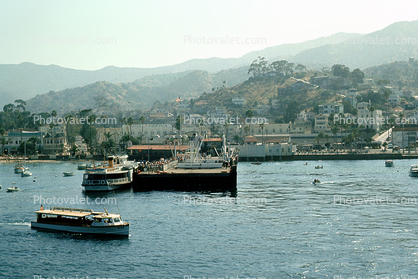 Pier, Avalon Harbor, Catalina Island, 1960s, Harbor