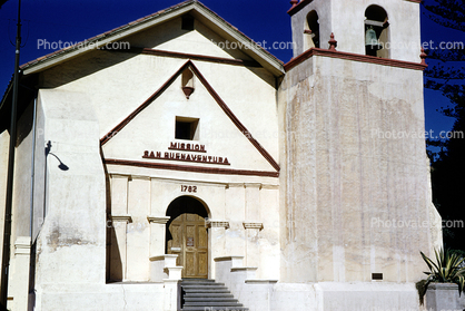Mission San Buenaventura, 1782, October 1956, 1950s