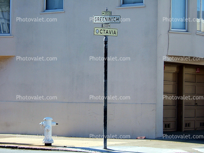 Street Sign, Pacific Heights, Pacific-Heights