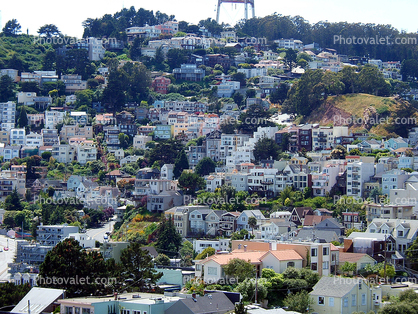 view from Corona Heights Park, Diamond Heights